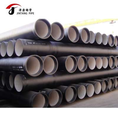 centrifugaly cast ductile pipe 800mm water pressure test en545 ductile iron pipe manufacturer