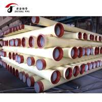 factory high quality external polyurethane ductile iron pipe from china