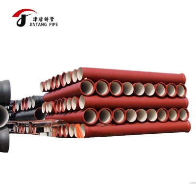 ductile iron pipe ISO2531 cast iron water red epoxy resin pipe