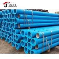 500mm 800mm 1200mm blue epoxy pipe high quality coated cast iron pipe